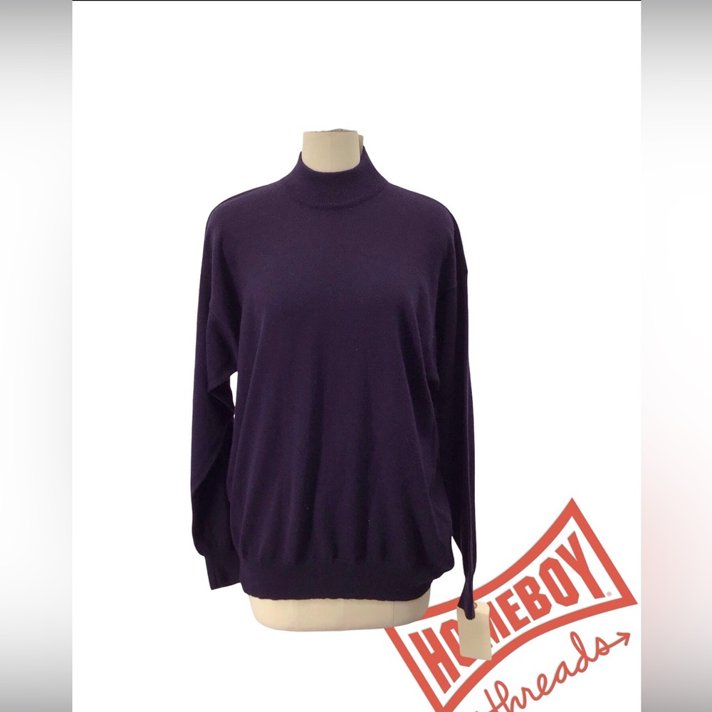 Purple Women's Sweater by Alan Stuart size L
